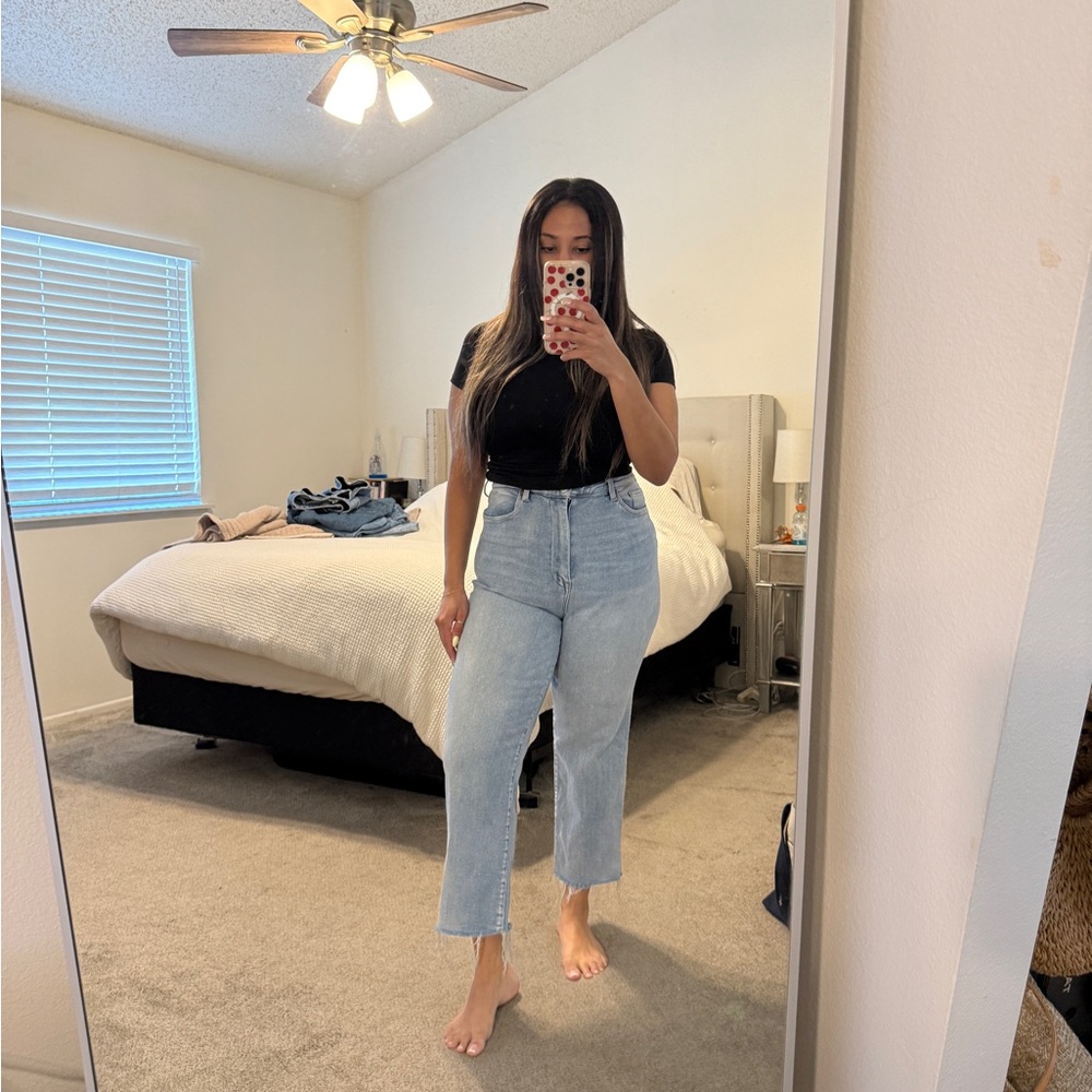 Blank NYC Light Blue Cropped Jeans